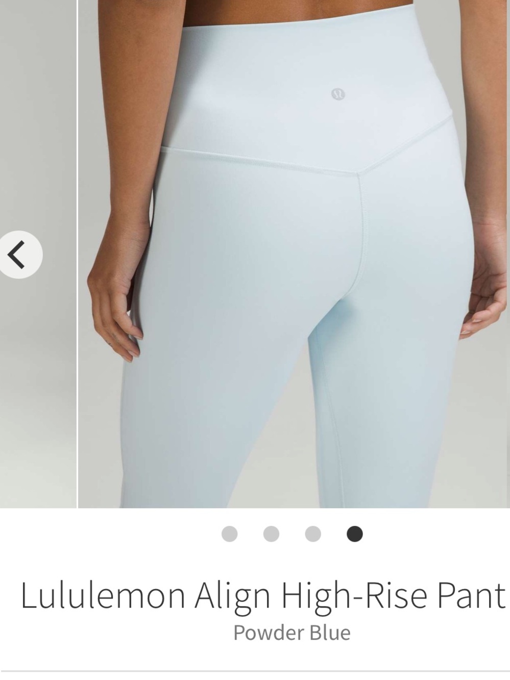 lululemon athletica Align High-Rise Legging — Powder Blue